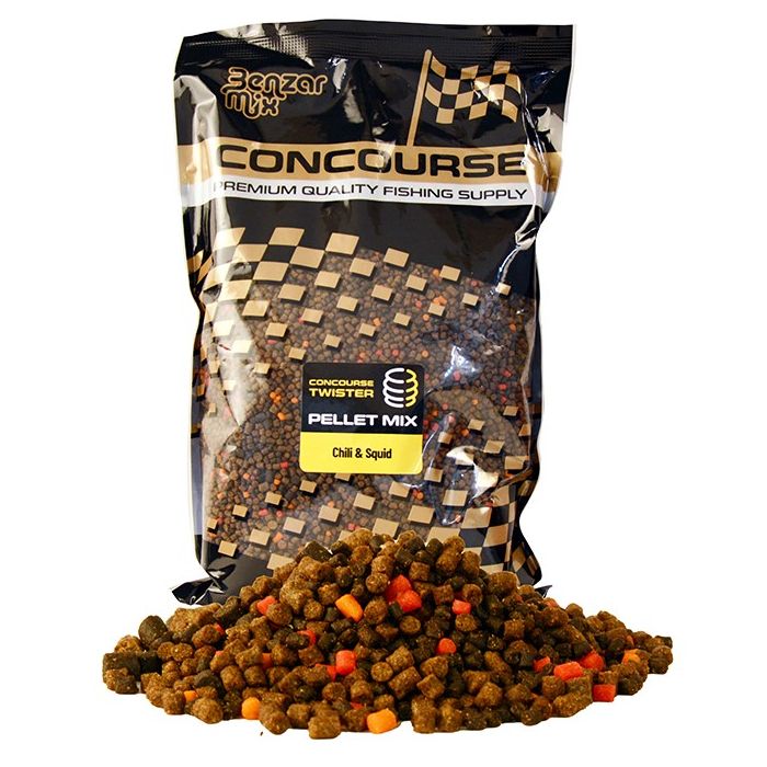 Benzarmix Concourse Twister Pellet Mix Chili   Squid
