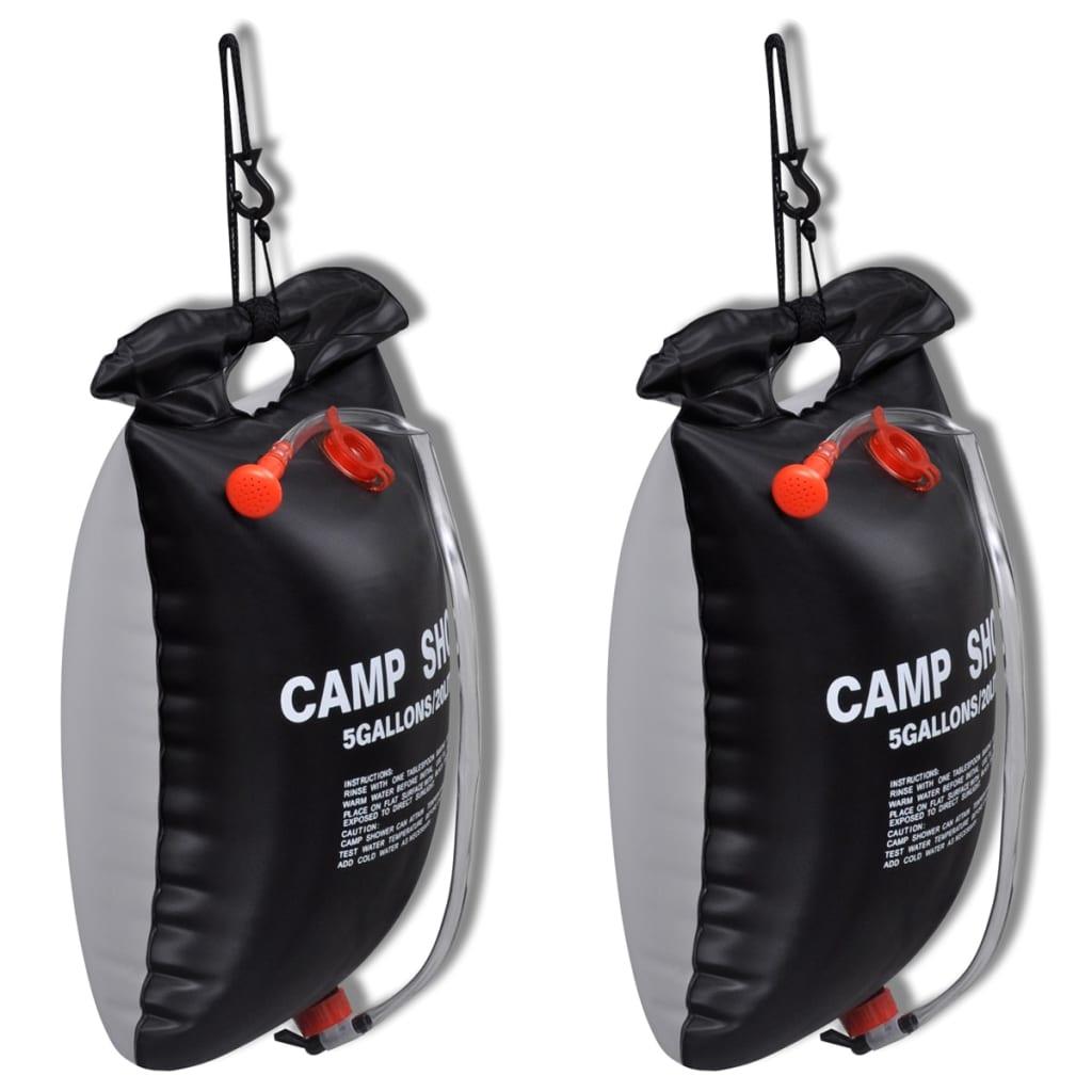 Camp Shower Solopvarmede Campingbrusere Stk 20