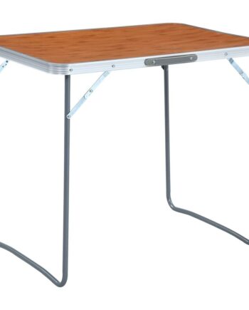 Foldbart Campingbord Med Metalstel 80   60 Cm