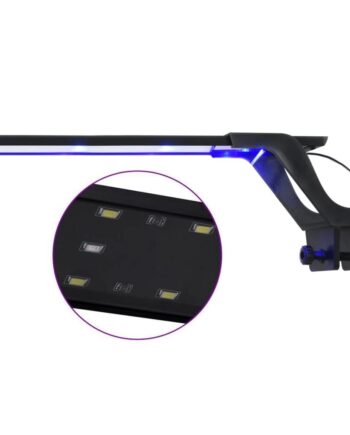 Led-lampe Til Akvarium Med Klemme 35-55 Cm Blå Og Hvid
