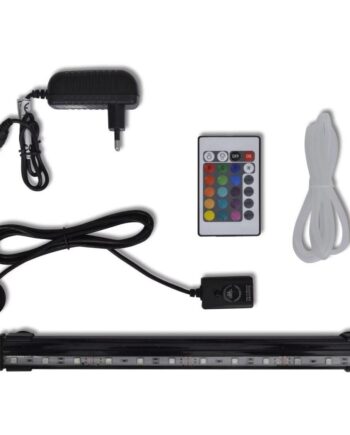 Led-undervandslampe Til Akvarie 32 Cm Boblefunktion Rgb-farver