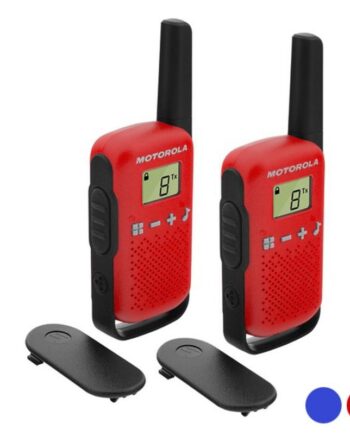 Motorola T42 Walkie-talkie Sæt     Quot  Lcd    Km  Rød    Stk