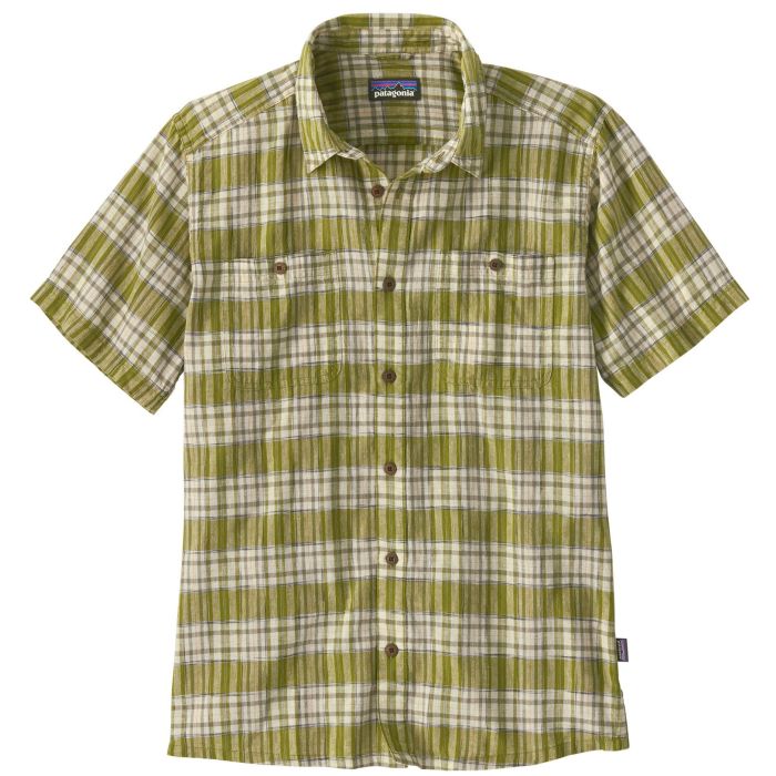 Patagonia     Back Step Ss Skjorte Sunlight:graze Green