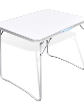 Sammenfoldeligt Campinbord Med Metalramme 80   60 Cm