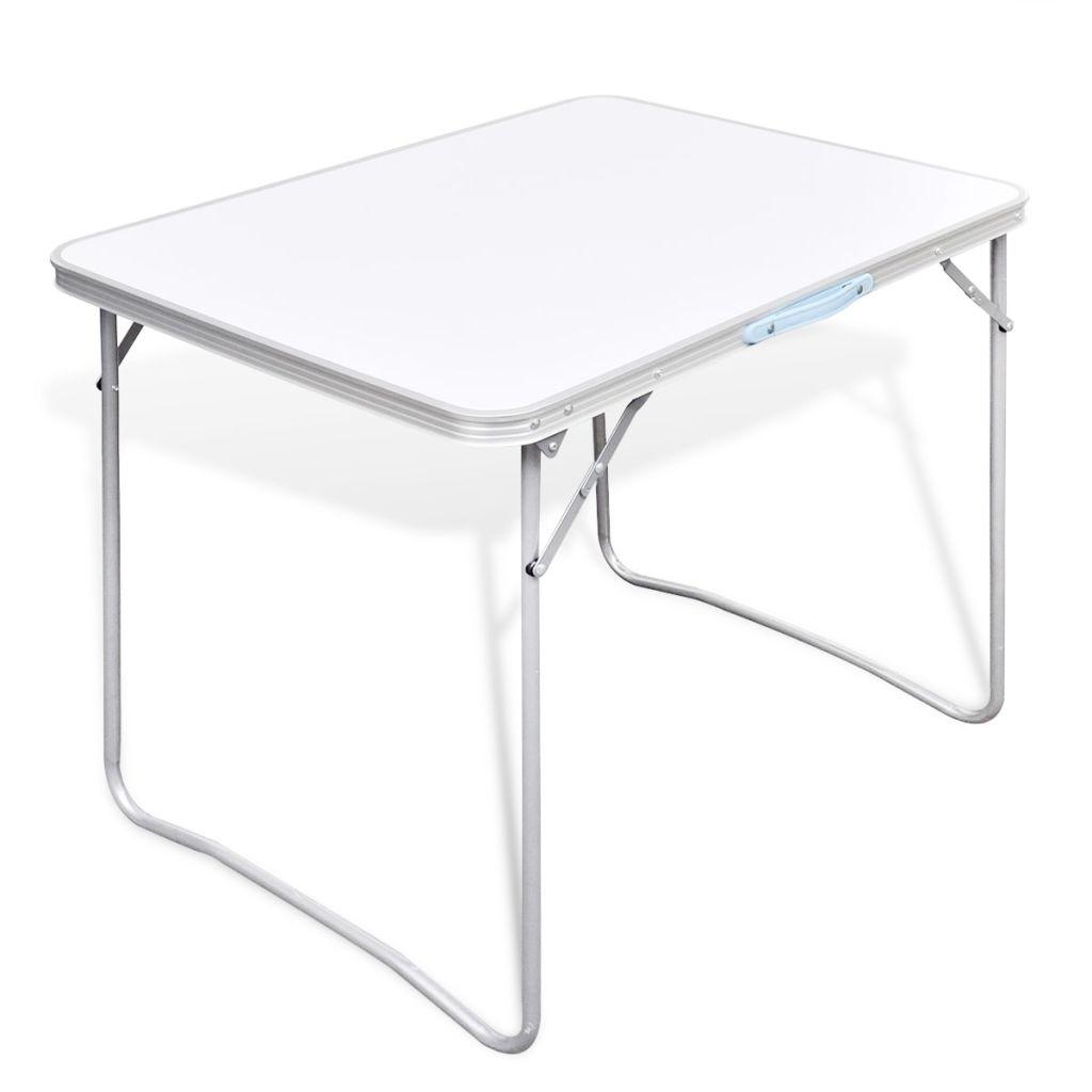 Sammenfoldeligt Campinbord Med Metalramme 80 60 Cm