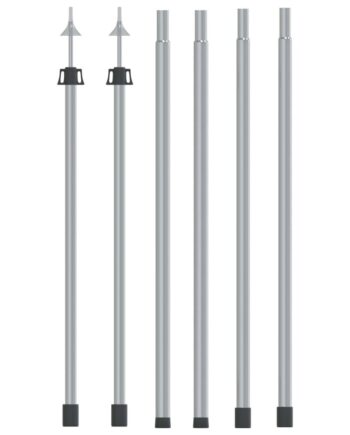 Teleskopstænger Til Presenning   Stk  102-60 Cm Aluminium