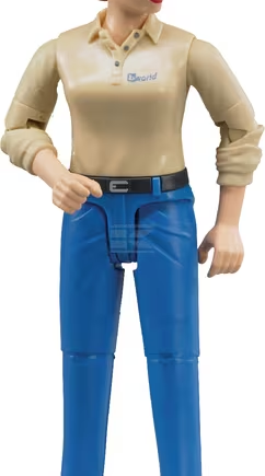 Bruder Kvinde  Blå Cowboybukser