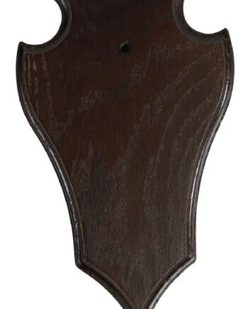 Bukkeplade Mørkt Træ 22x13 Cm