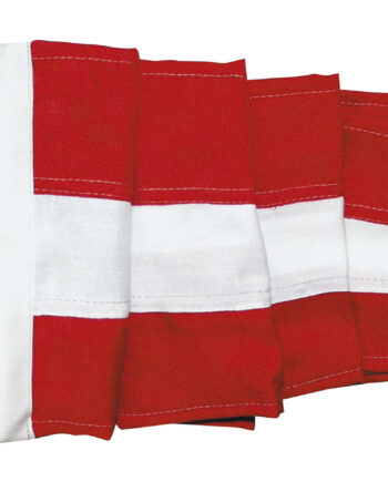 Dannebrog Vimpel 24x600 Cm Til 12   Stang