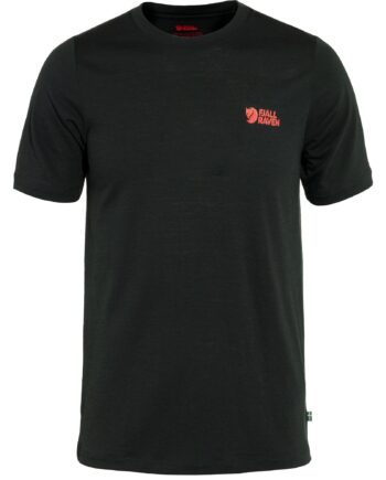 Fjällräven Abisko Wool Logo Ss   Sort