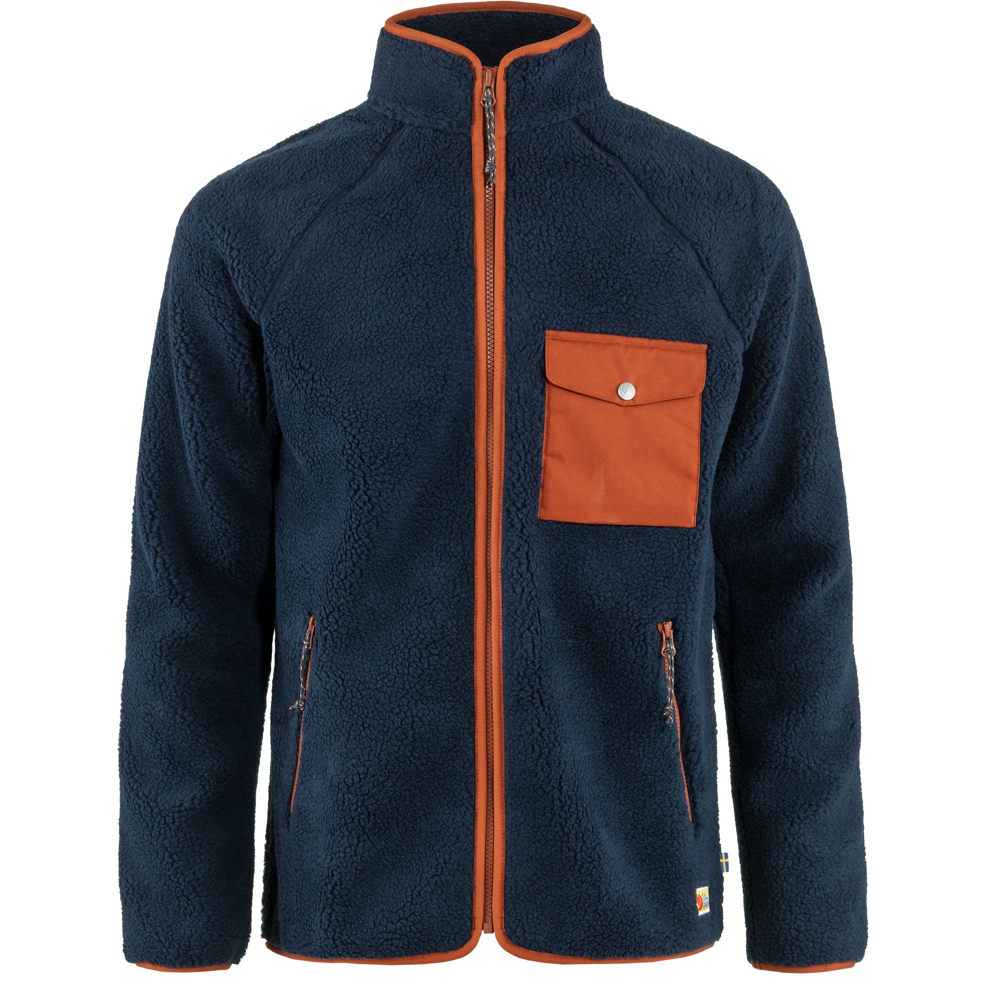 Fjällräven Vardag Pile Fleece Navy-autumn Leaf