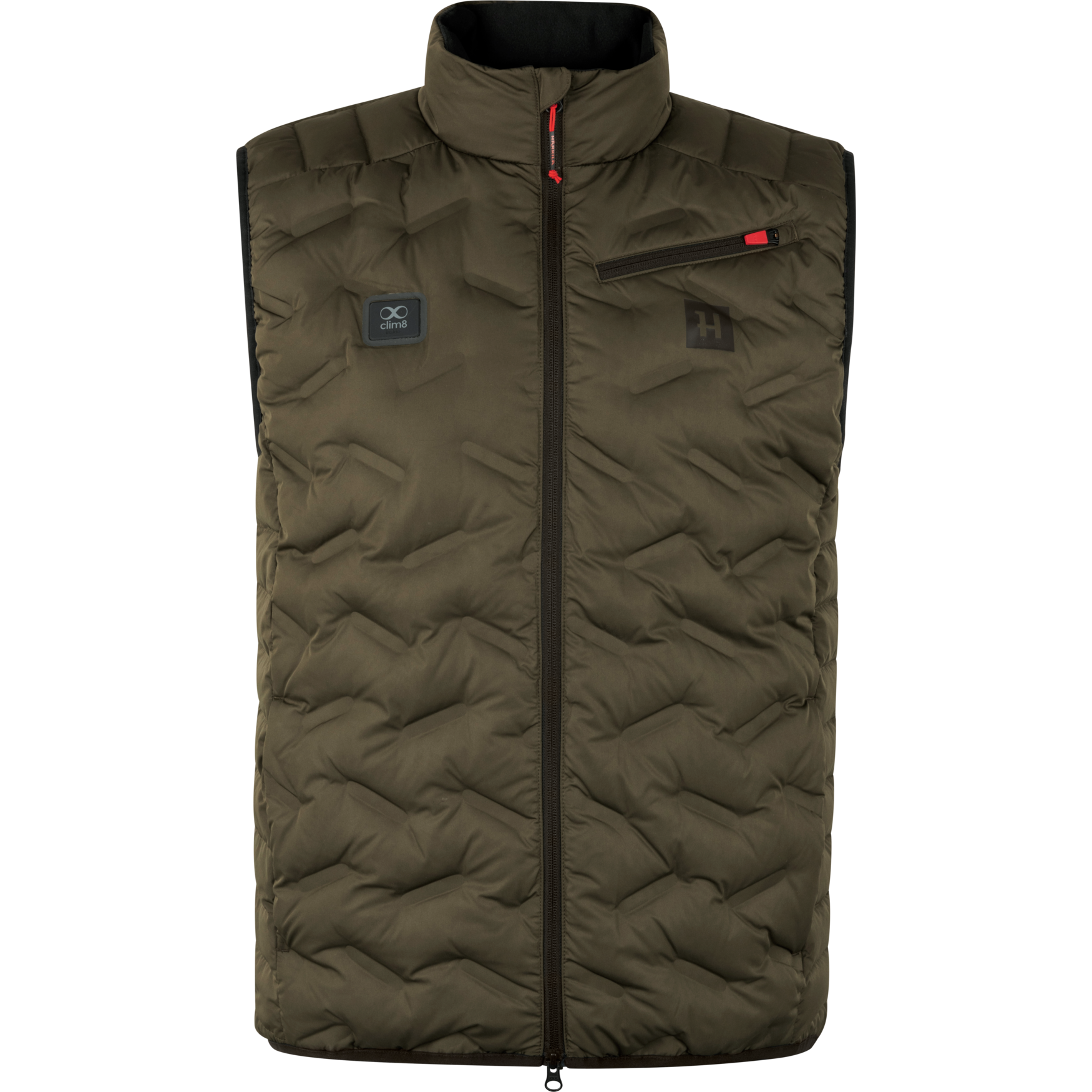 Härkila Clim8 Insulated Waistcoat Willow Green
