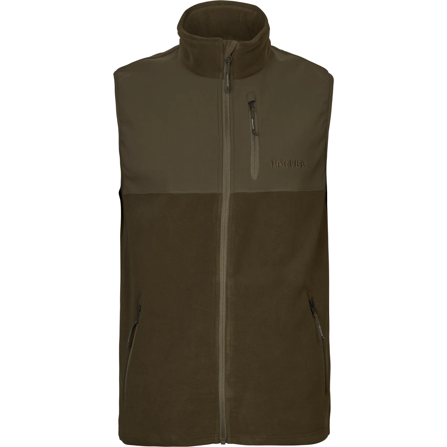Härkila Fjell Fleece Vest Hunting Green Willow Green