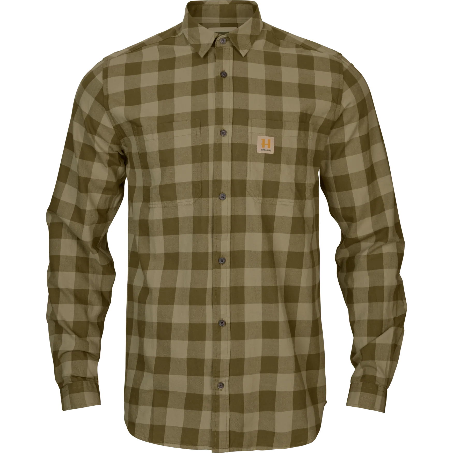 Härkila Skandinavisk -skjorte Dark Olivecheck