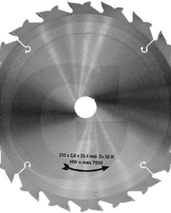 Hårdmetalklinge 250   25   Mm