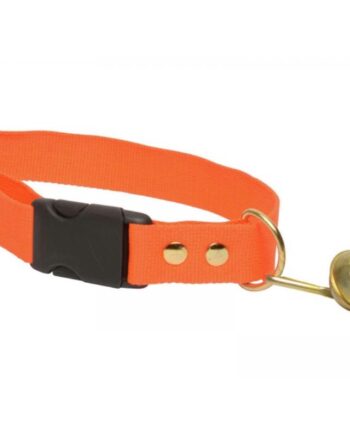 Hundehalsbånd Orange Med Klokke