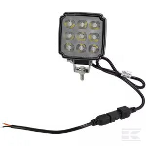 Led Arbejdslygte  27w  3420 Lumen  Firkantet  Hvid