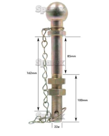 50 Mm Kuglebolt 22x190 Mm