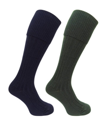 1902 Plain Turnover Top Stockings 41-44