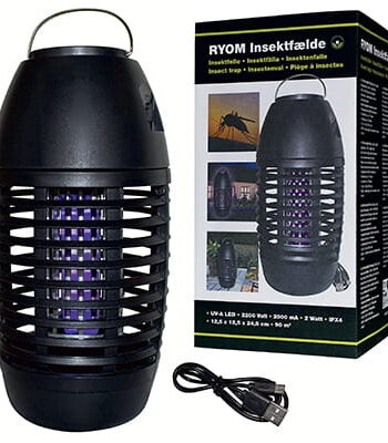 Ryom Insektfælde      Led Genopladelig