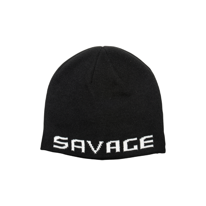 Savage Gear Beanie Black White