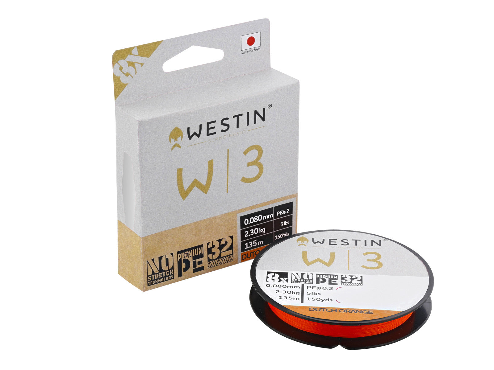 Westin W8 Fletline Dutch Orange 135m 12mm