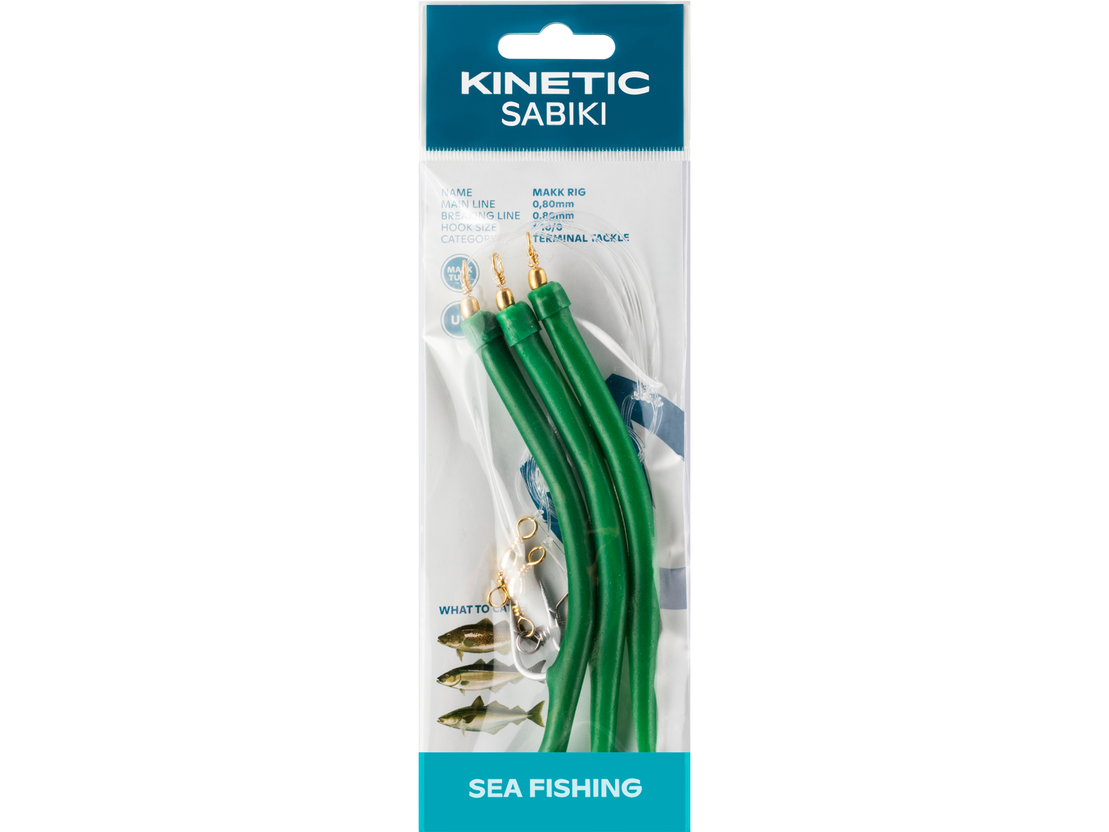 Kinetic Sabiki Makk      Torskeforfang      Green