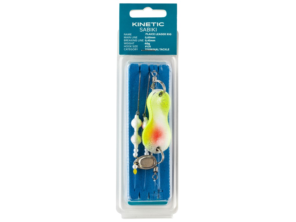 Kinetic Sabiki Plaice Leader Fladfiske Forfang    Bad Oyster 80g
