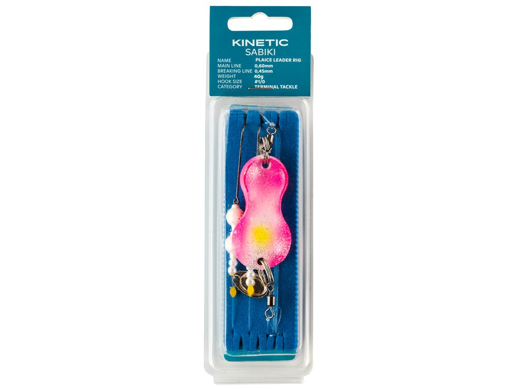Kinetic Sabiki Plaice Leader Fladfiske Forfang    Kinky Pinky  40g