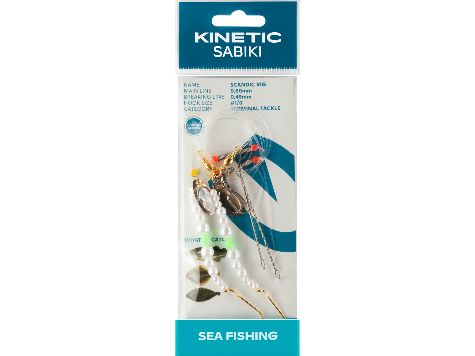 Kinetic Sabiki Scandic Fladfiskforfang      Pearl Classic