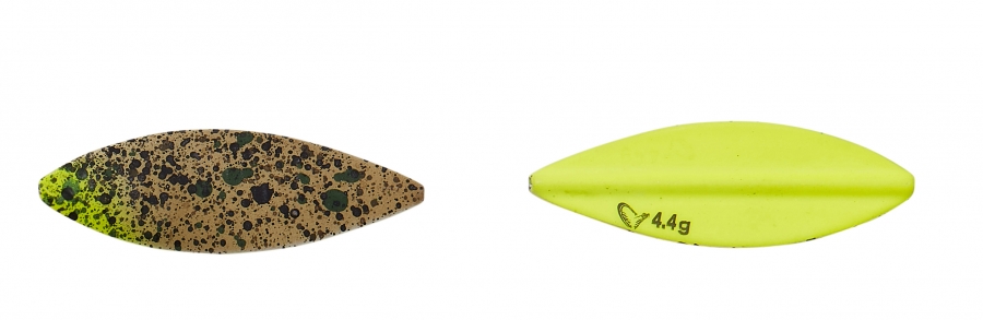 Lt Stickel Blade Rigged Sinking Pellet Gennemløbs Blink Pellet Uv Yellow   4g      Cm