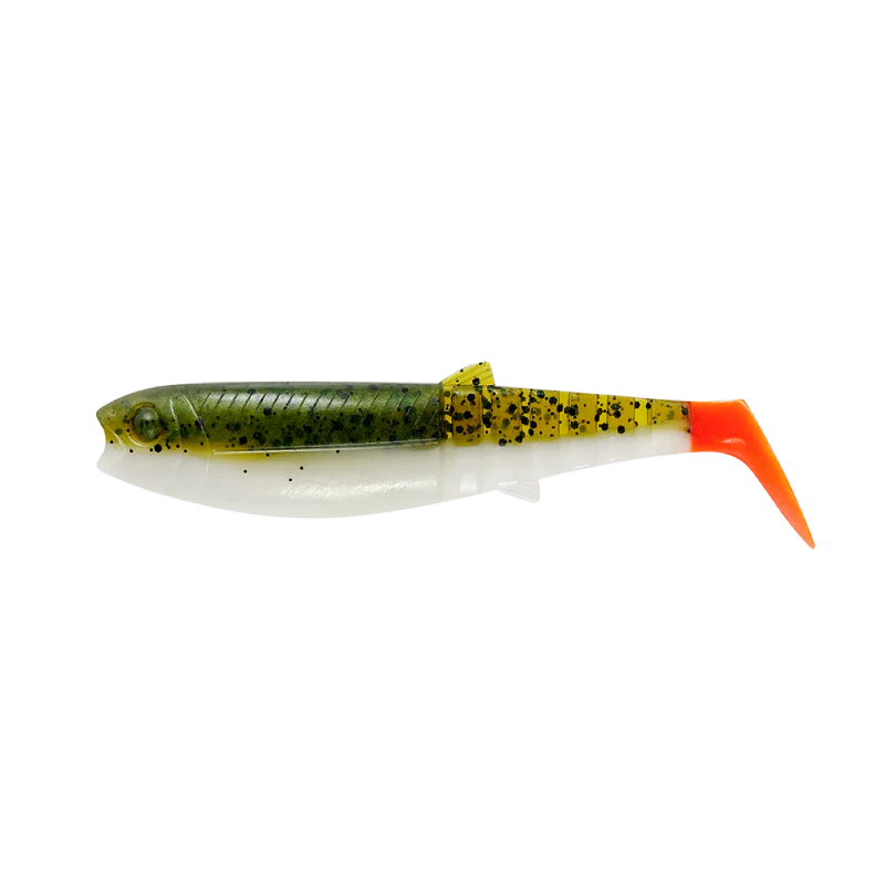 Savage Gear Cannibal Shad Olive Hot Orange 9g 10 Cm