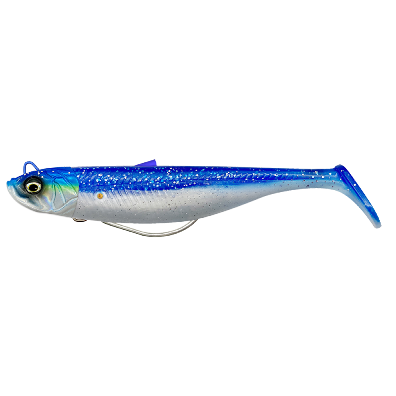 Savage Gear Minnow Weedless 28g Jig Blue Pearl Silver