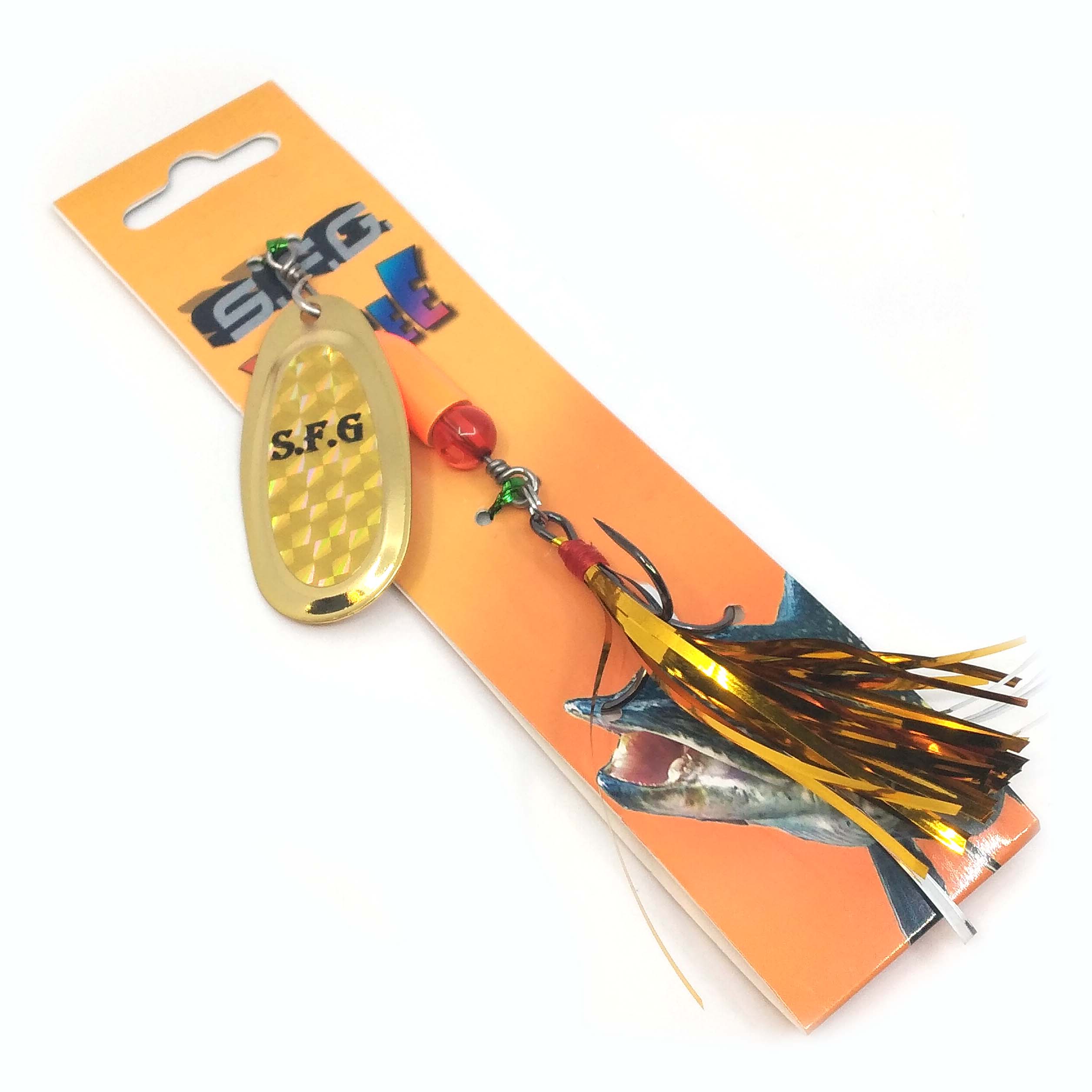 Sfg Dr  Gee Spinnere  Gold Flash