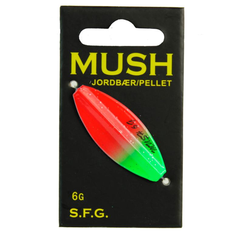 Sfg Mush Gennemløbsblink Jordbær   Pellet 8g
