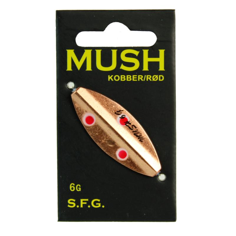 Sfg Mush Gennemløbsblink Kobber Rød 8g