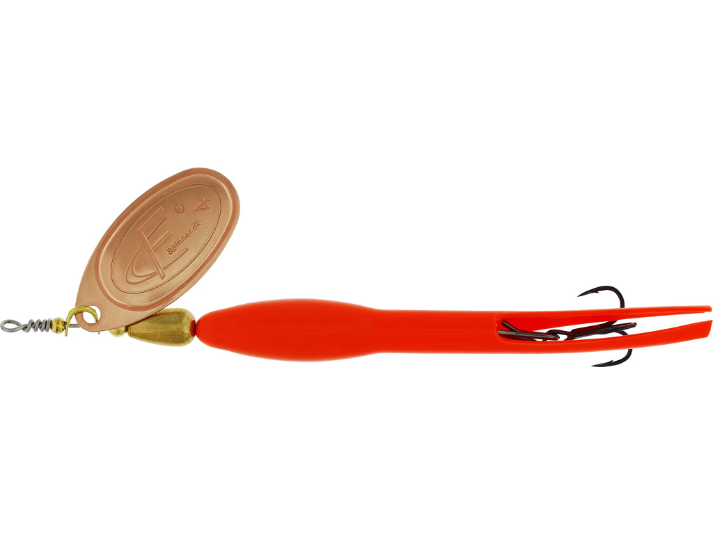 Westin Fc Spinner Downstream 25g Flouro Orange Copper Blade