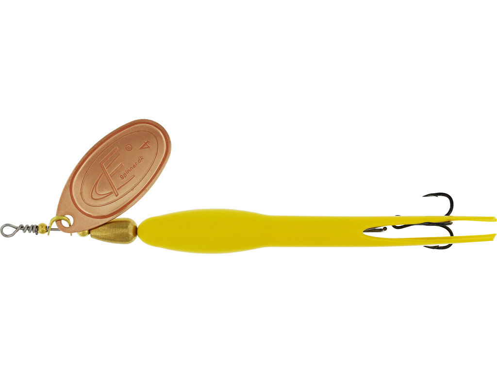 Westin Fc Spinner Downstream 20g Flouro Yellow Copper Blade