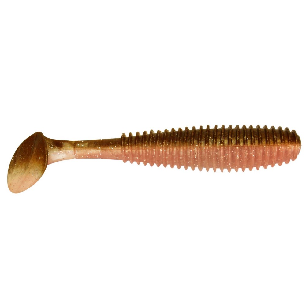 Angel Domäne Gummifisch Canyonizer 2stk 14 5cm 29gr Brown Peach Glitter Softbait