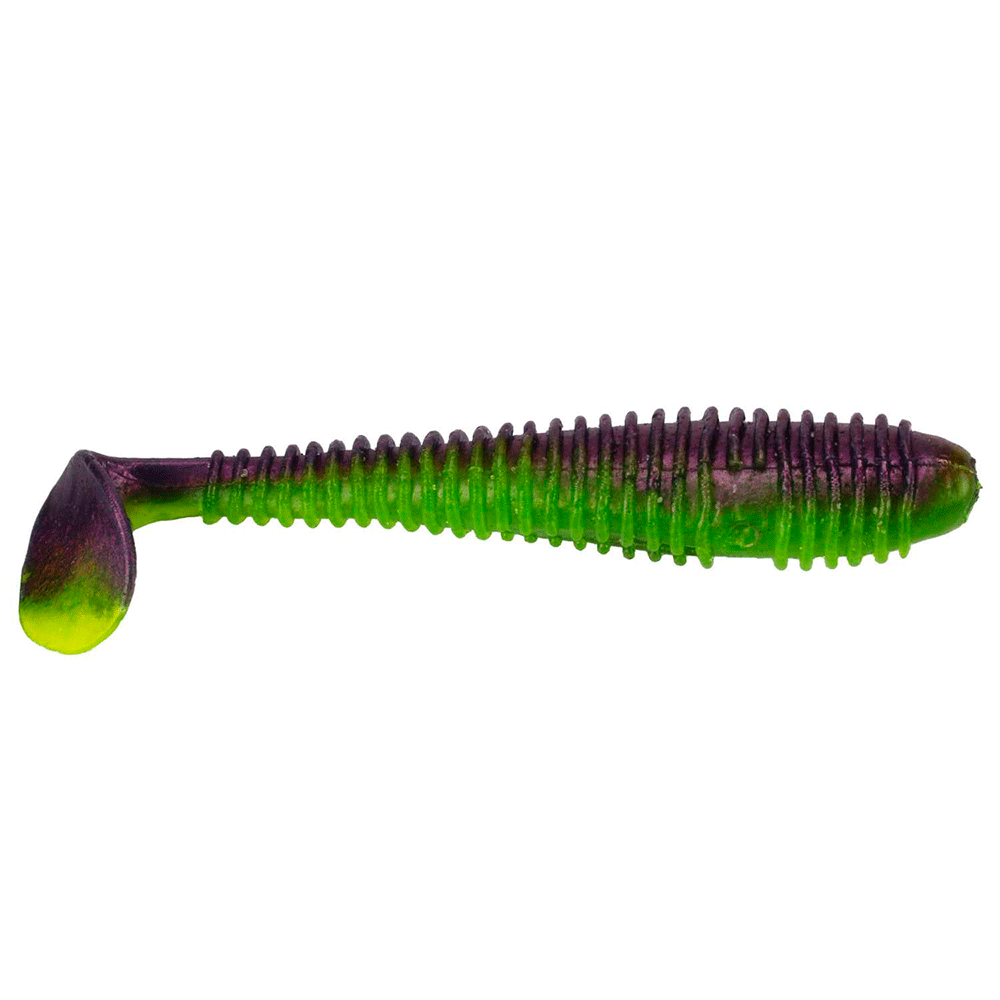 Angel Domäne Gummifisch Canyonizer 2stk 14 5cm 29gr Purple Lime Softbait