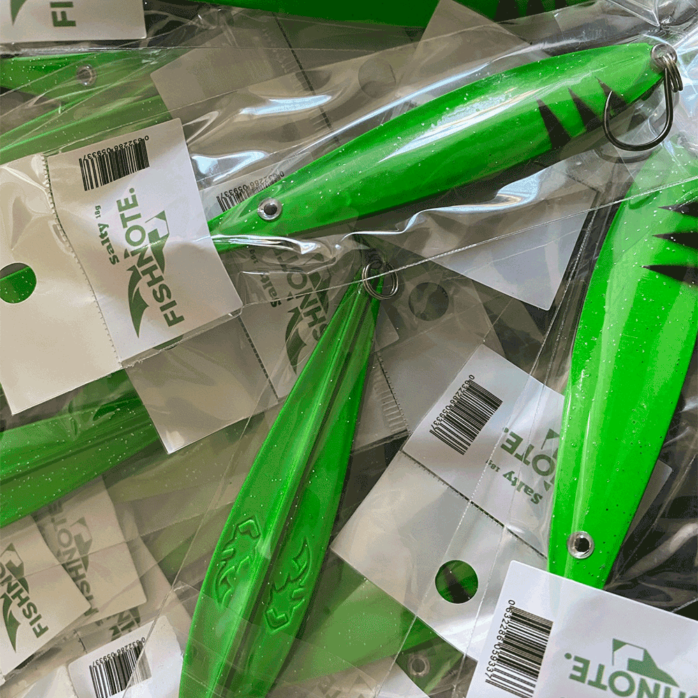 Fishnote Salty 18 Gr Green Blink