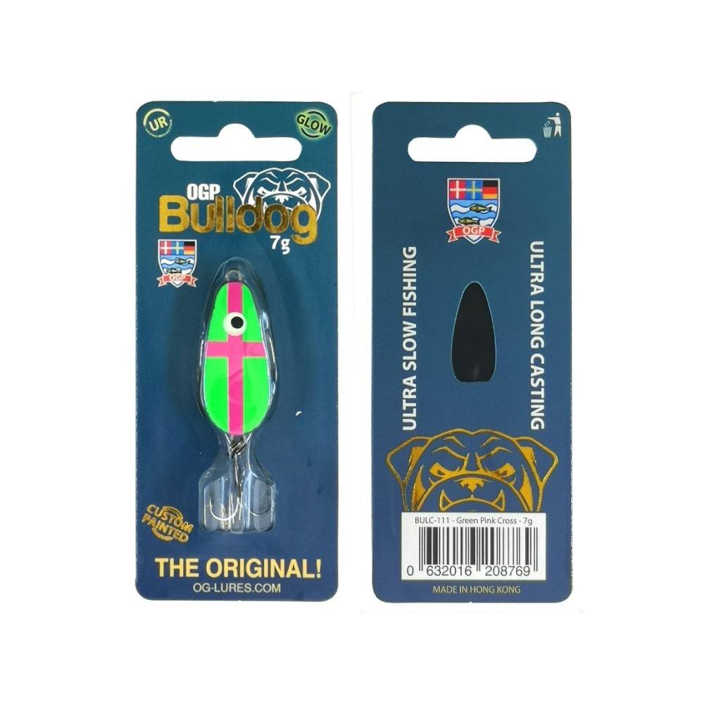 Ogp Bulldog   Gr Green Pink Cross Blink