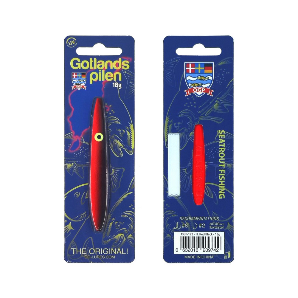 Ogp Gotlandspilen 18 Gr Fl  Red Black Gennemløber