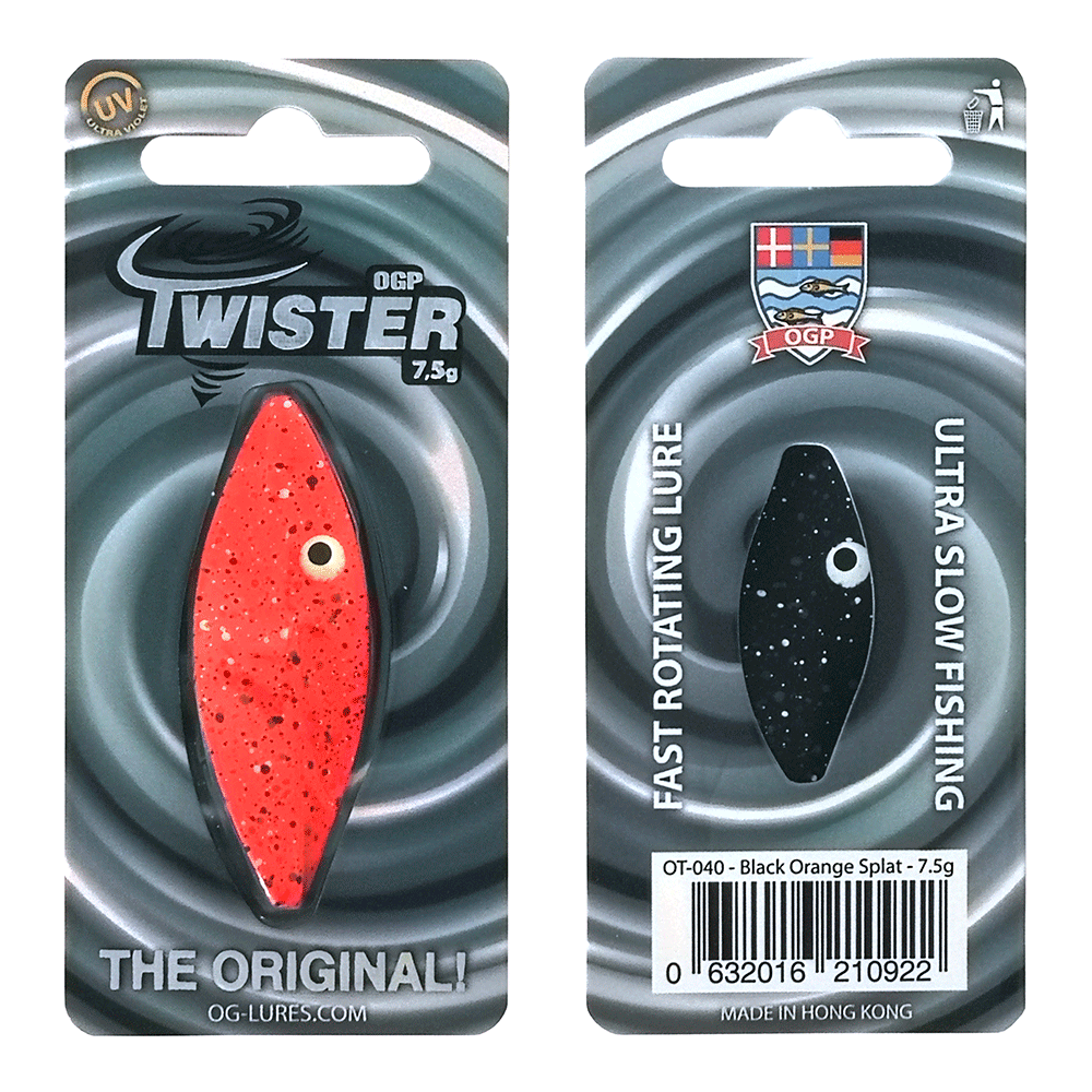 Ogp Twister 2gr Black Orange Splat Gennemløber