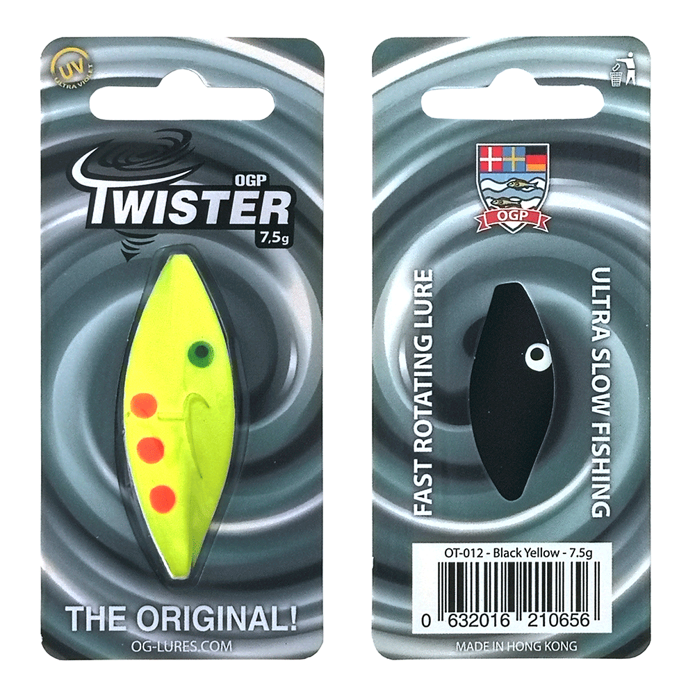 Ogp Twister 2gr Black Yellow Gennemløber