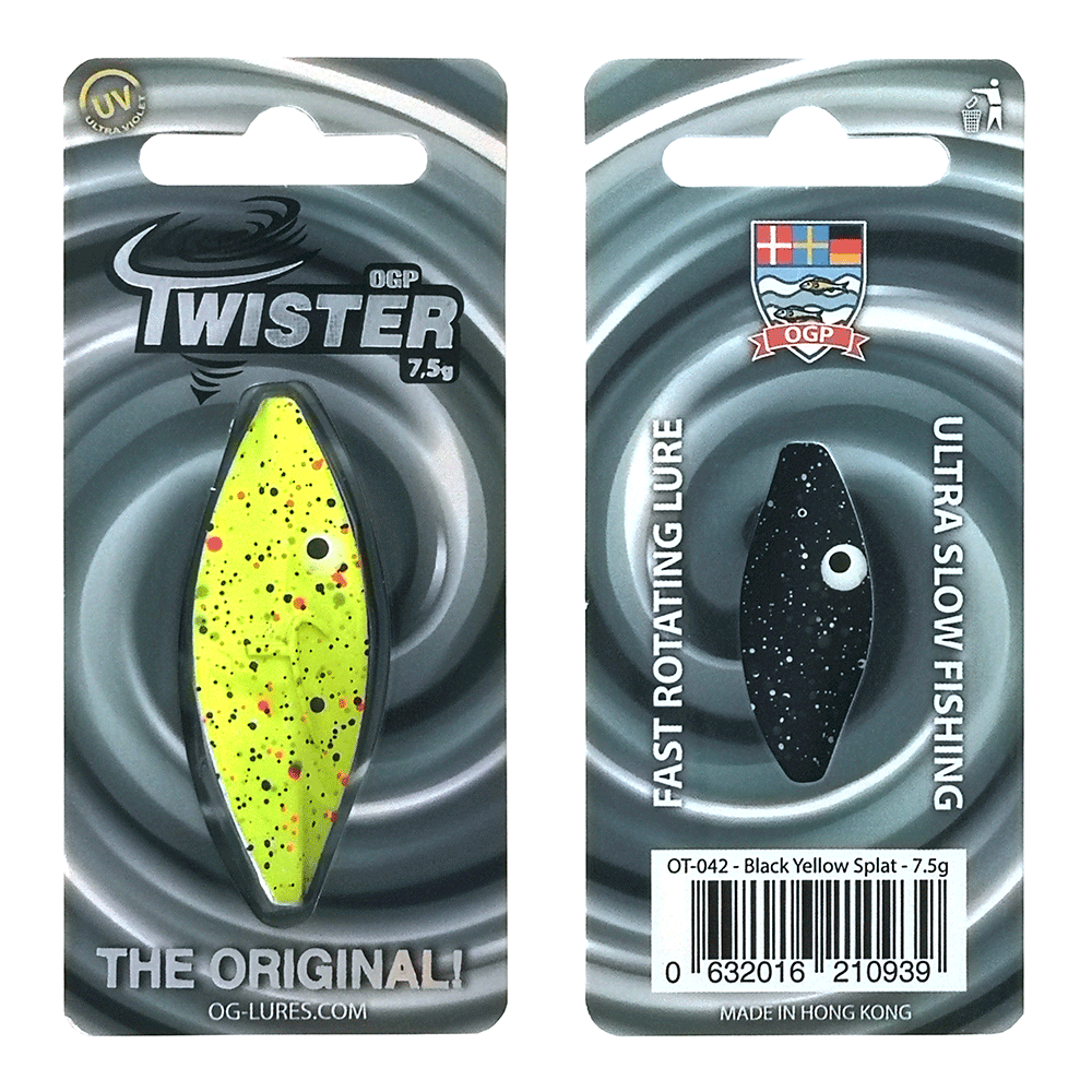 Ogp Twister 2gr Black Yellow Splat Gennemløber