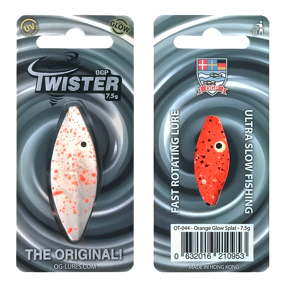 Ogp Twister 2gr Orange White  Glow  Gennemløber