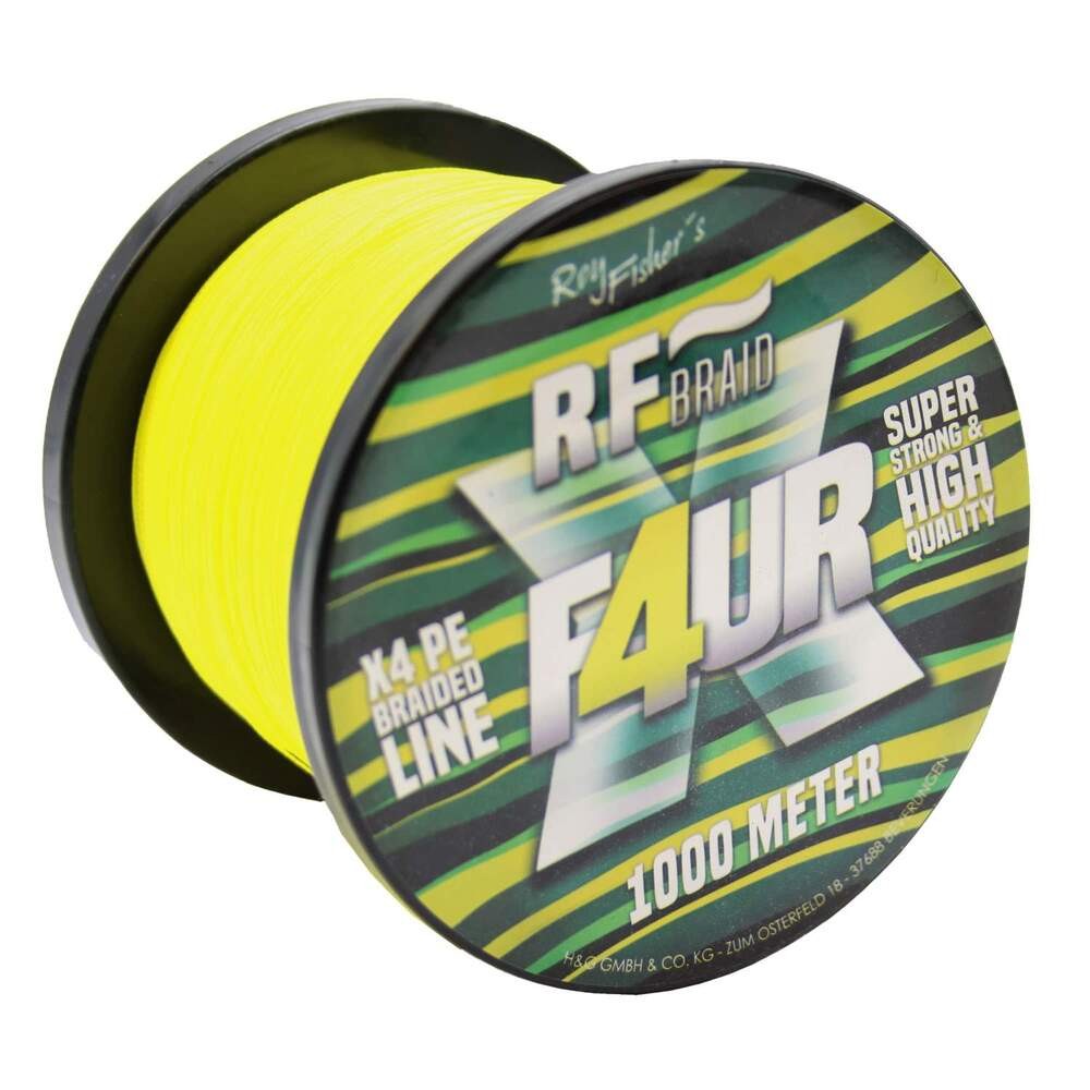 Roy Fishers X4 Fletline 1000m   15mm Gul Bulkspole