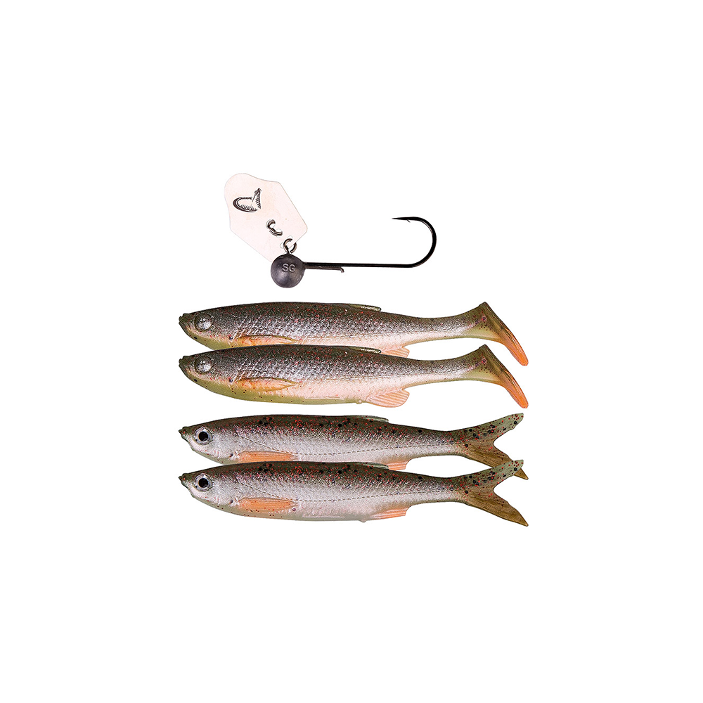Savage Gear Crazy Blade Bleak Kit 10cm Green Pearl Silver Softbait