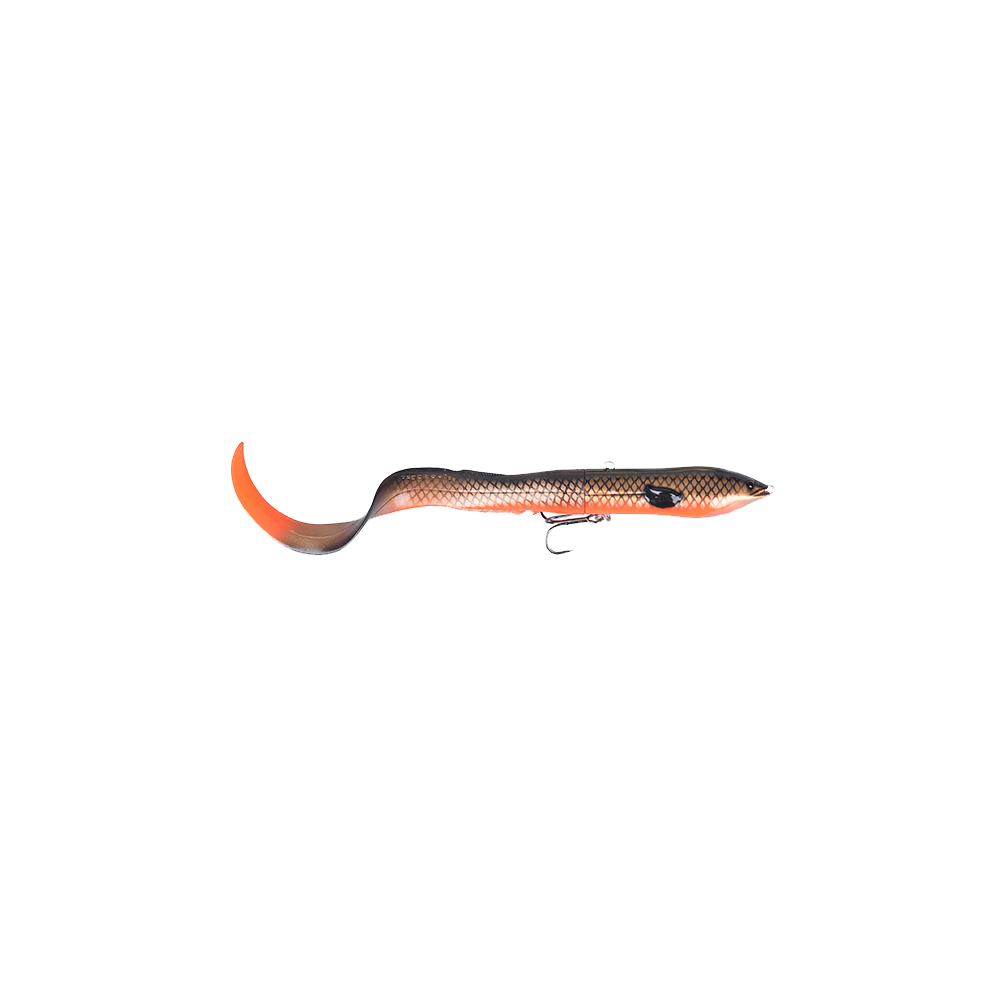 Savage Gear 3d Hard Eel Tail Bait 17cm 40gr Red Copper Black Softbait